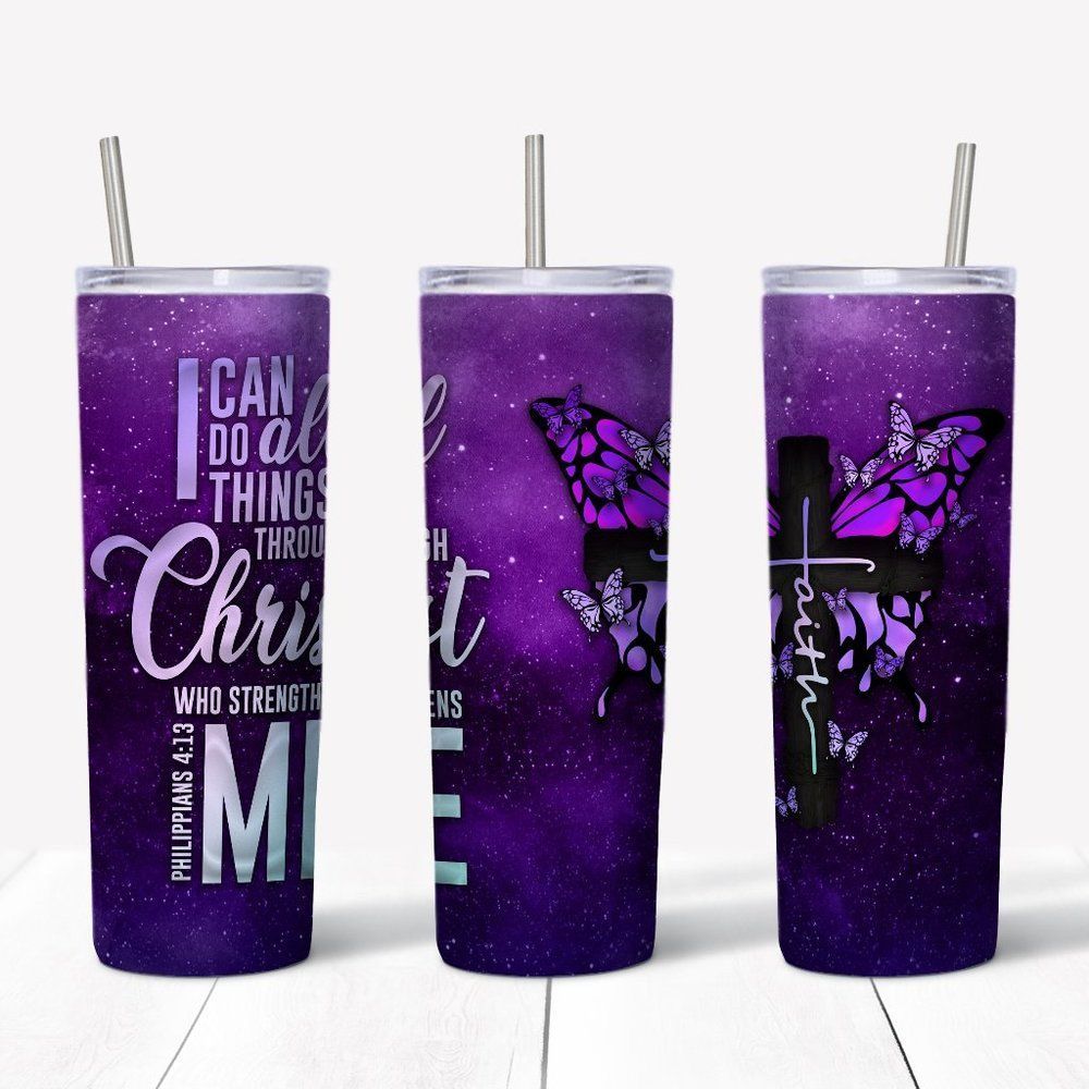 Custom 20oz Faith tumbler!